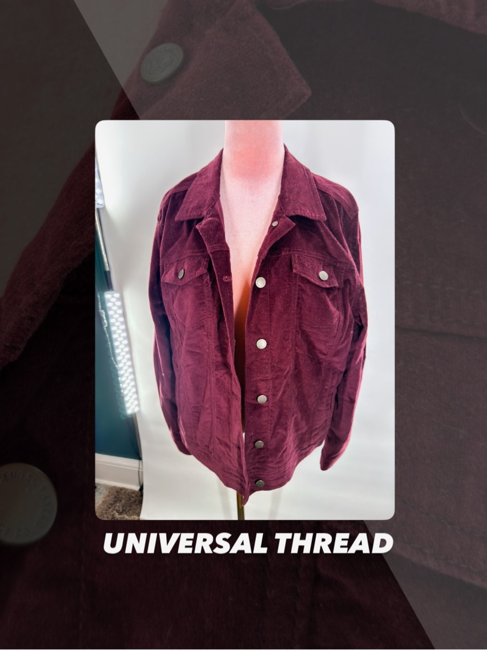 NWT Universal Thread Freeborn Trucker Jacket